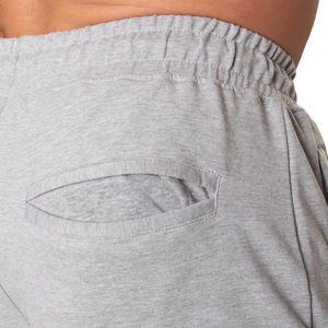 Vente en gros de shorts de sport de gymnastique 2025 coton pour hommes avec logo personnalisé OEM shorts d'entraînement de course à pied méthode de tissage en tricot solide - Product Image 5