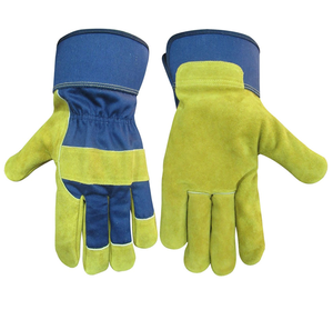 Vente en gros de gants de gréement de sécurité anti-coupure en cuir de vache et coton pour travaux de soudage anti-chaleur - Product Image 6
