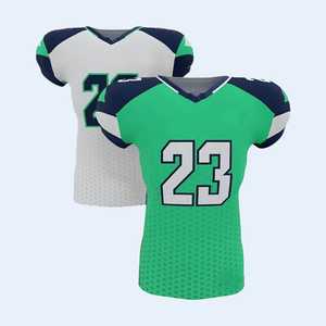 Jersey de Fútbol Americano Reversible al por Mayor, Jersey de Práctica de Malla de Doble Capa Resistente con Logotipo Personalizado del Fabricante - Product Image 6