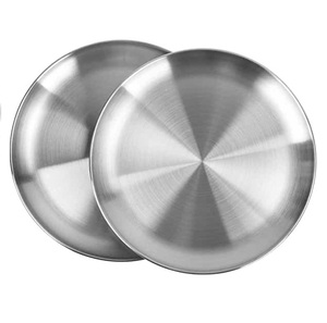 Placa inferior de acero inoxidable plateada hecha a mano no rústica de una sola pieza con diseño y material extra premium a un costo muy extremo - Product Image 4