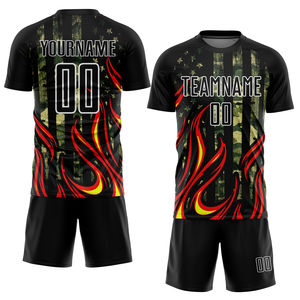 Último Modelo en Venta al por Mayor, Uniforme de Fútbol Personalizado con Camuflaje, Camiseta de Fútbol Sublimada, Ropa de Equipo de Fútbol, Camisetas Uniformes de Fútbol - Product Image 2