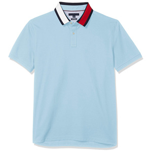 2024 coton hommes polos personnalisés avec logo brodé été doux Piqué T-Shirt haute qualité respirant tenue décontracté - Product Image 1