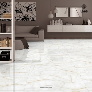 Mejora cualquier proyecto con azulejos de porcelana de diseño de 600x600 mm de la India, diseños frescos, calidad atemporal, aspecto moderno, acabado mármol. - Product Image 1