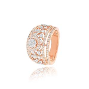 Bague en moissanite or 10 carats avec certificat IGI, nouveau style, forme de couronne entièrement éternelle, dernières bagues de luxe pour mariage et fêtes - Product Image 5