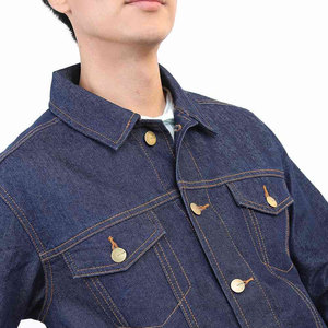 Precio bajo, buena calidad, chaqueta vaquera hecha a mano para hombre, aspecto clásico, diseño adecuado a la demanda del cliente, chaqueta vaquera para hombre - Product Image 6