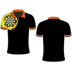 Uniforme bon marché, séchage rapide personnalisé, sublimation, vêtements de sport professionnels pour hommes, chemises à fléchettes en polyester - Product Image 4