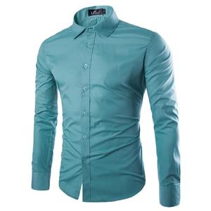Nouveau 100% coton hommes rayé chemises à carreaux hommes affaires décontracté haute qualité à manches longues chemise pour hommes bouton chemise S-7XL - Product Image 5