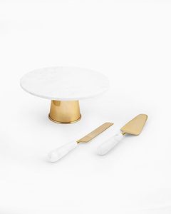 Fabricant de confiance, support à gâteau en marbre minimaliste pour les maisons modernes, alliant design épuré et matériau en pierre naturelle de qualité supérieure - Product Image 4