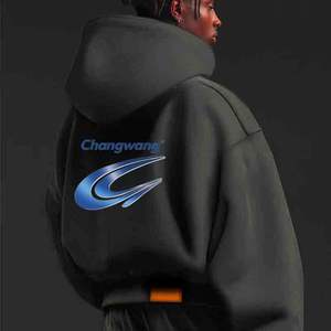 <span class=keywords><strong>Kaiman</strong></span> เสื้อสเวตเชิ้ตมีฮู้ดของผู้ชาย XL เสื้อสเวตเตอร์มีฮู้ดของผู้ชายสีทึบทรงหลวมดีไซน์โอเวอร์ไซส์พิมพ์ลายสำหรับฤดูหนาวฤดูใบไม้ร่วง - Product Image 3