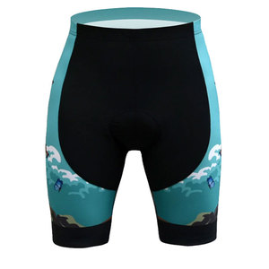 Breathable Sportswear Premium Elastic Fit <b>Cycling</b> <b>Shorts</b> With <b>Padded</b> Comfort Waistband For Road Ride Training Active Apparel - Product Image 1