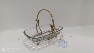 Latest Brass & <b>Glass</b> candy <b>Bowl</b> for Home, Hotel, Restaurant Tabletop Dinnerware Brass Antique Fruits <b>Serving</b> <b>Bowl</b> - Product Image 4