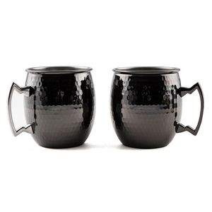 Lot de 4 mugs en acier inoxydable poli miroir avec poignée confortable, parfaits pour les mariages et événements élégants - Product Image 5