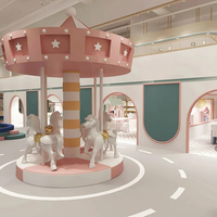 Aire de Jeux Intérieure pour Enfants sur Mesure, Maison de Jeux Modulaire avec Équipements de Parc Doux