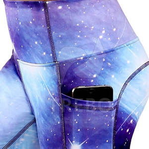 Leggings de Yoga de Cintura Alta para Mujer, Sin Costuras, de Secado Rápido, Transpirables, Elásticos, de Spandex/Poliéster, Personalizables - Product Image 5