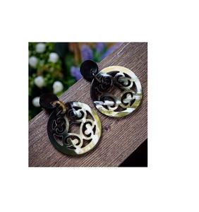 ขายส่งที่ทำด้วยมือแฟชั่นบัฟฟาโลฮอร์นต่างหูสำหรับผู้หญิงอุปกรณ์บัฟฟาโลฮอร์นเครื่องประดับอินเดียผู้ผลิต - Product Image 6