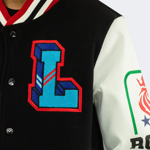 2025 conceptions personnalisées veste Letterman pour hommes broderie, patchs chenille, logos d'école et d'équipe veste Super Varsity - Product Image 4