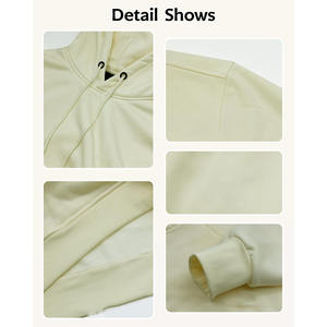 Mejor Material Heavyweight 100% algodón Sudadera con capucha de alta calidad para la ropa de los hombres básicos de algodón mezclado con capucha para los hombres - Product Image 4