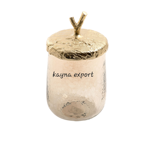 Boîte de rangement moderne en métal gaufré pour aliments au fini argenté prix de gros - Product Image 6