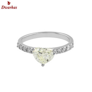 Anillo de piedras preciosas de topacio rosa con forma de corazón de Plata de Ley 925 de moda de lujo para joyería de regalo especial de San Valentín - Product Image 3