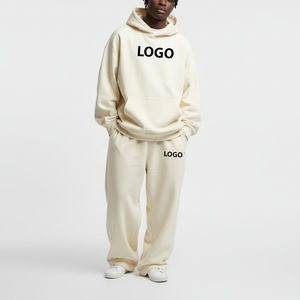 Conjuntos Deportivos de 2 Piezas para Hombre, Sudadera con Capucha y Cremallera y Pantalones Deportivos, con Logotipo Bordado Personalizado de Alta Calidad, en Oferta - Product Image 6