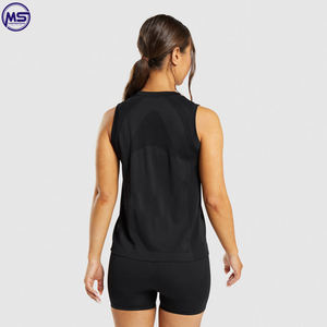 <b>Women's</b> Custom Logo Workout <b>Tank</b> <b>Tops</b> Quick Dry Breathable Gym Fitness Sport Running Yoga <b>Tank</b> <b>Top</b> Casual Style - Product Image 2