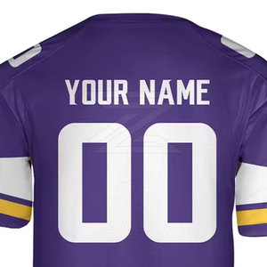 Maillot de football américain de qualité supérieure pour hommes, respirant, 100% polyester, fabriqué aux États-Unis - Product Image 4