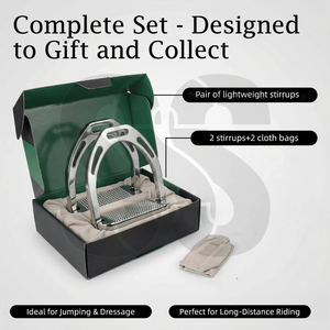 Estribos de Acero Inoxidable Ligeros de Alta Calidad, con Base de Goma, Accesorios para Silla de Montar, Opciones Personalizables, Seguros, Más Vendidos - Product Image 6