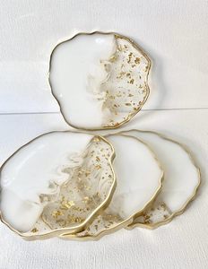 Sous-verre en résine de style bohème artisanal, écologique, de haute qualité, décoratif, pour boissons, accent d'intérieur, vente en gros - Product Image 6