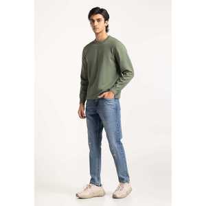 เสื้อสเวตเตอร์คอกลมผู้ชาย ผ้าฝ้าย 100% รุ่น MN-SWT-WS24-001 แขนสั้น มีฮู้ด คอปก ทอผ้าด้วยเครื่องจักร พิมพ์ลายโลโก้ - Product Image 1