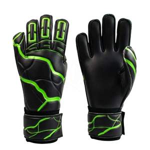 Gants de gardien de but Whiteout Edition, gants de gardien de but de football professionnels en blanc pur avec paume en latex super doux - Product Image 4