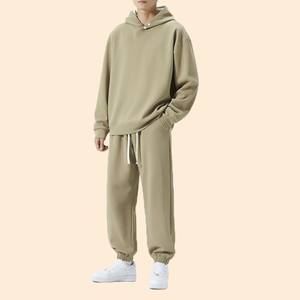 Conjunto Deportivo de Invierno Unisex, Estilo Nuevo, Personalizado, Tallas Grandes, Corte Ajustado, con Sudadera con Capucha, Peso Medio - Product Image 5