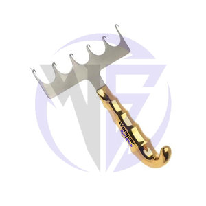 Rétracteur chirurgical Yancoskie à 6 branches, 15 cm, manche doré, en acier inoxydable médical, pour salles d'opération, instrument en promotion - Product Image 3