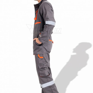 Uniforme de Trabajo de Seguridad de Alta Visibilidad, Reflectante, Resistente al Fuego, Transpirable, de Poliéster, con Logotipo Personalizado, para Construcción - Product Image 2