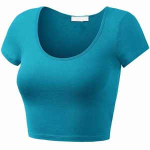 เสื้อครอปสตรีใส่ลำลองเสื้อครอปท็อปเทรนด์ป้องกันริ้วรอย - Product Image 2