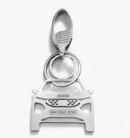 Porte-clés classique en laiton, design carré rotatif métallique importé, compatible Royal Enfield, durable, décoration pour homme, national