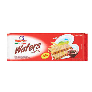 Galletas de Cacao BALCONI, Galletas Rellenas de Crema de Chocolate, Snack, Pastel, Italia, Bolsa de 175g - Product Image 1