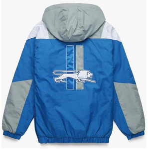 Veste coupe-vent pour homme, demi-zip, légère, veste américaine à enfiler, vintage, années 1990, rétro, sport, randonnée, coupe-vent - Product Image 4