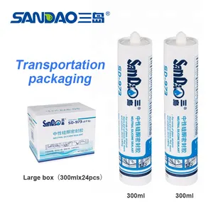 300ml All Purpose Anti Mold Cure Transparent Door Windows Caulk Adhesive White Silicone Sealant