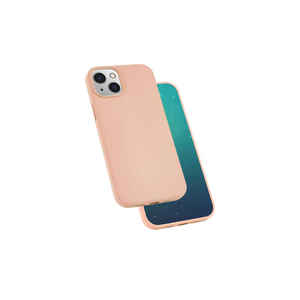 Coque en silicone de luxe Netzy rose pâle en soie pour iPhone 13 7 Plus 11Pro - Housse de protection antichoc - Product Image 1