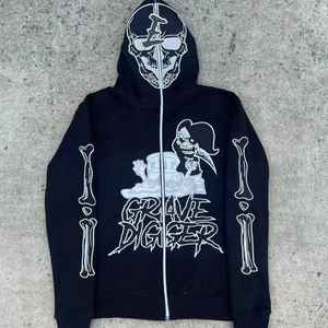 Fabricant de sweats à capuche boxy, logo personnalisé, 360 grammes, 100% coton, fermeture éclair intégrale, broderie, style streetwear, unisexe, sweats à capuche oversize à fermeture éclair - Product Image 2