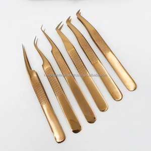 Pince à épiler antistatique en acier inoxydable solide à plasma KANEKA ENTERPRISES, pointe pointue, volume classique, outil pour les cils - Product Image 5