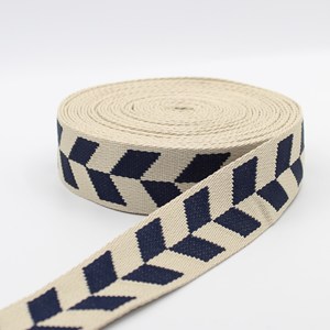 Nastro Jacquard Twill Geometrico Boho Parallelipedonale da 38mm con Stampa Leopardata per Sostituzione Cinghia Borsa Fai da Te |   Nastro Etnico di Lusso Sobre - Product Image 6