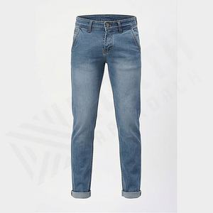 Nouveau jean pour homme de marque haut de gamme, coupe slim, décontracté, séchage rapide, respirant, pantalon en denim, couleur personnalisée, qualité supérieure - Product Image 1
