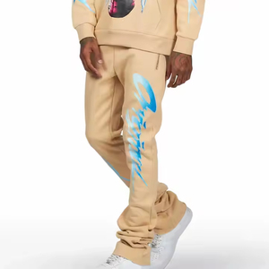Chándal de Forro Polar de Algodón para Hombre, el Más Vendido, Lavado, Transpirable, Cortavientos, Ecológico, Ropa de Invierno, Logotipo Personalizado, Venta al por Mayor, Barato - Product Image 4