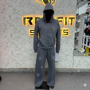Design de qualité supérieure à fort impact Survêtement à fermeture éclair à bas prix pour hommes Style unique Nouveau design Survêtements pour hommes - Product Image 3