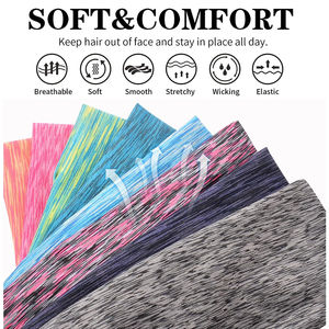 Bandeau de sport, bandeau de course à pied, bandeau de fitness, bandeau élastique pour le cyclisme, le yoga, la salle de sport, foulard de tête, bandeaux de cheveux pour le vélo, le tennis, la salle de sport - Product Image 3