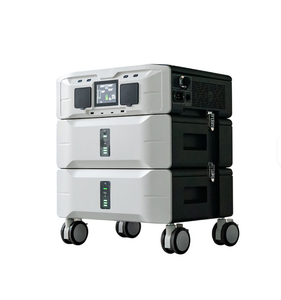 สถานีไฟฟ้าพกพาสำหรับใช้งานนอกบ้าน 5120Wh แบตเตอรี่สำหรับแผงโซลาร์เซลล์แบบพกพา - Product Image 1