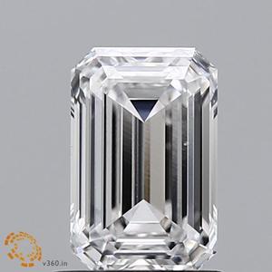 IGI 1,01 CT Lab Grown Emerald Cut Diamond VS2 Clarity E Color para la fabricación de joyas Anillo de compromiso con excelente corte - Product Image 1