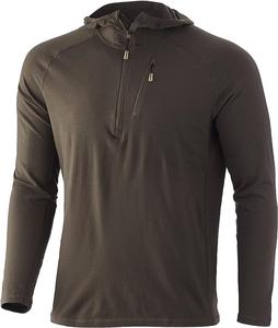 Nueva Sudadera con capucha y cremallera 1/2 para hombre, peso pesado, poliéster 100%, sudaderas con capucha elásticas y cómodas importadas, cierre, lavado a máquina - Product Image 3