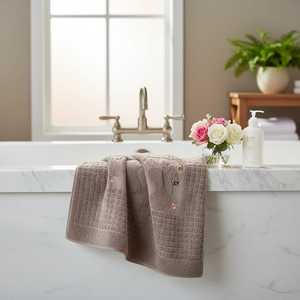 Serviette de bain en coton éponge doux antidérapante 50x70cm, tapis de bain d'hôtel, haute absorption, textile de salle de bain de luxe - Product Image 1